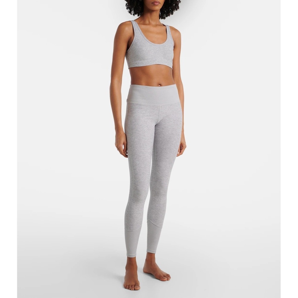 Alo Yoga Alosoft High Waist Lounge Leggings Ribbed Waist